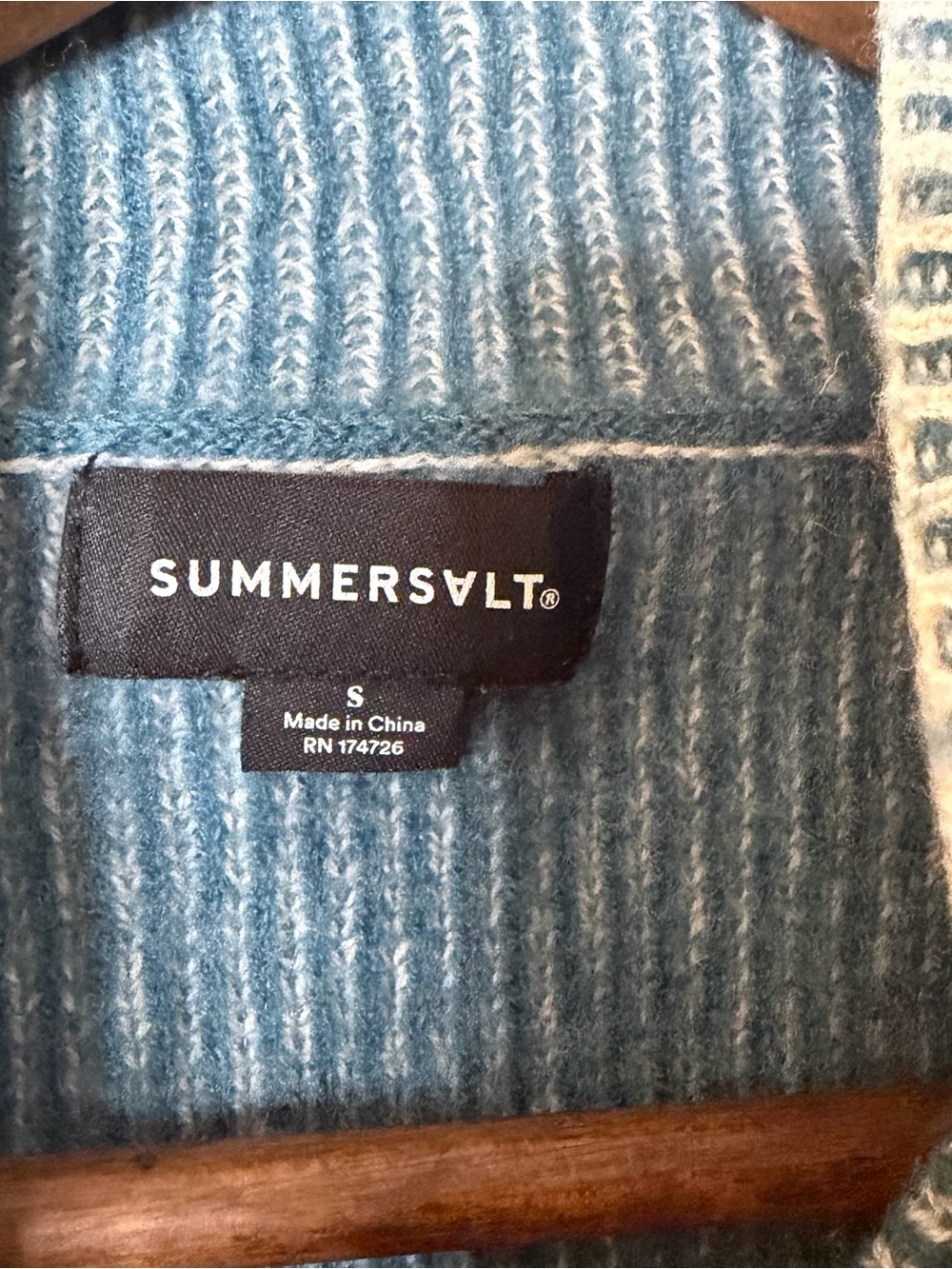 Summersalt Merino Wool Cashmere Sweater Small - Picture 6 of 7